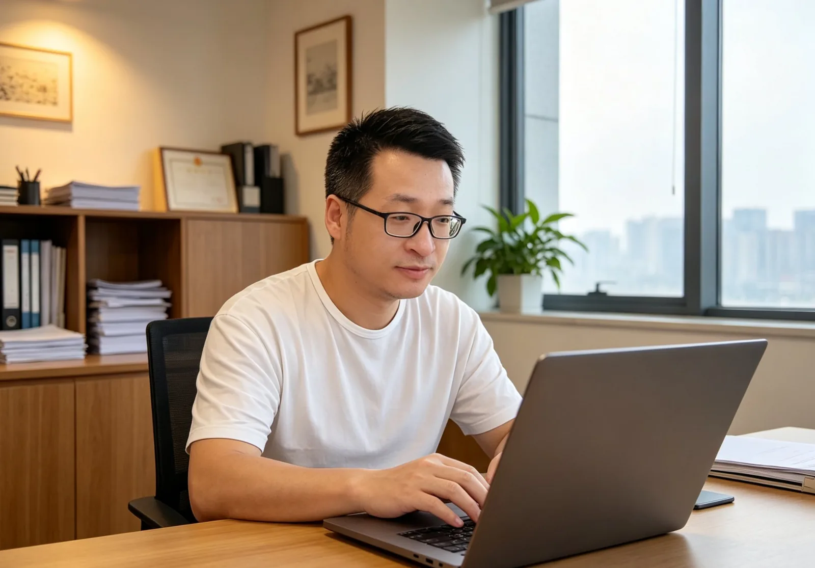 老沈工作照